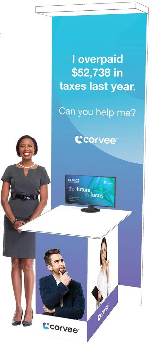 Conference banner stand