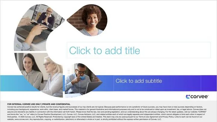 Branded title template