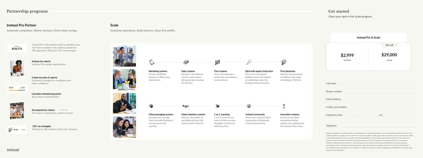 Scale brochure