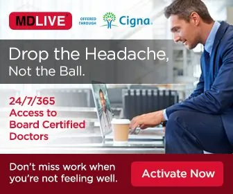 Cigna display ad