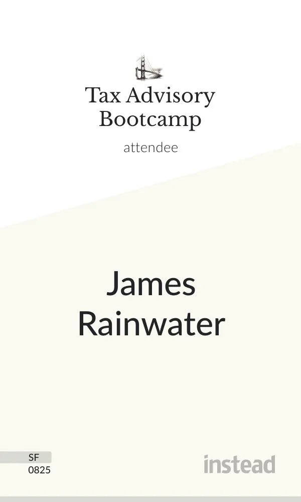 Attendee badge
